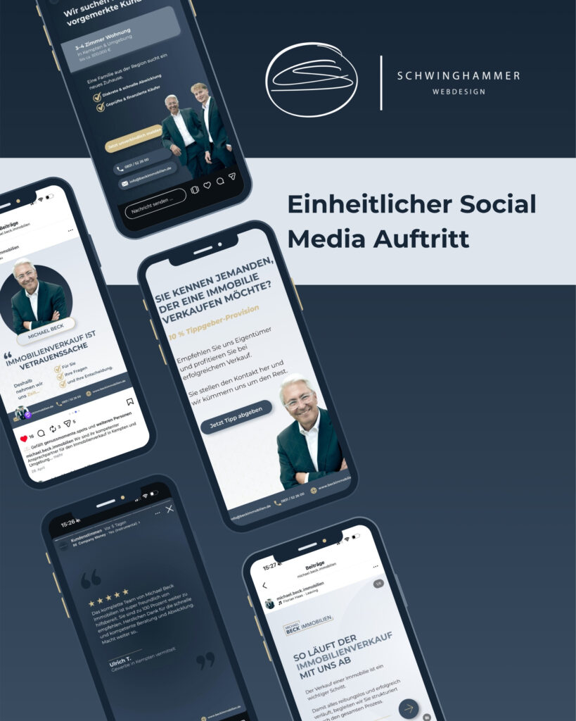 Social Media Template Blogbeitrag