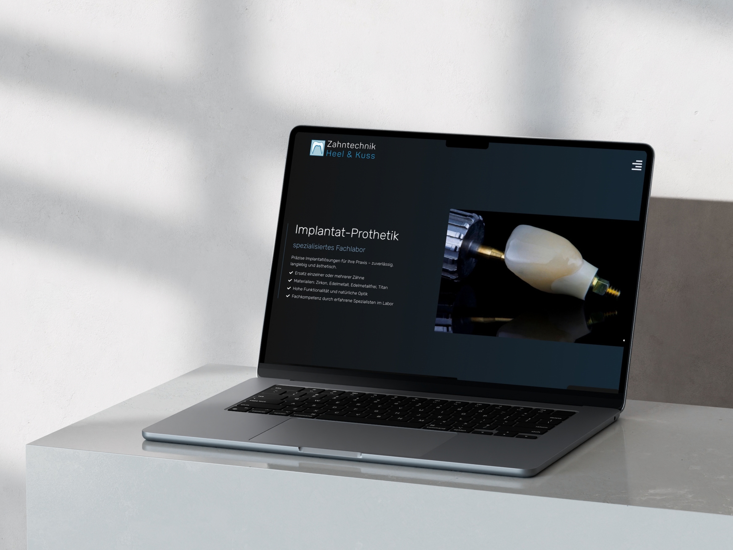 Website-Relaunch Zahntechnik Heel & Kuss Webdesign Schwinghammer 2