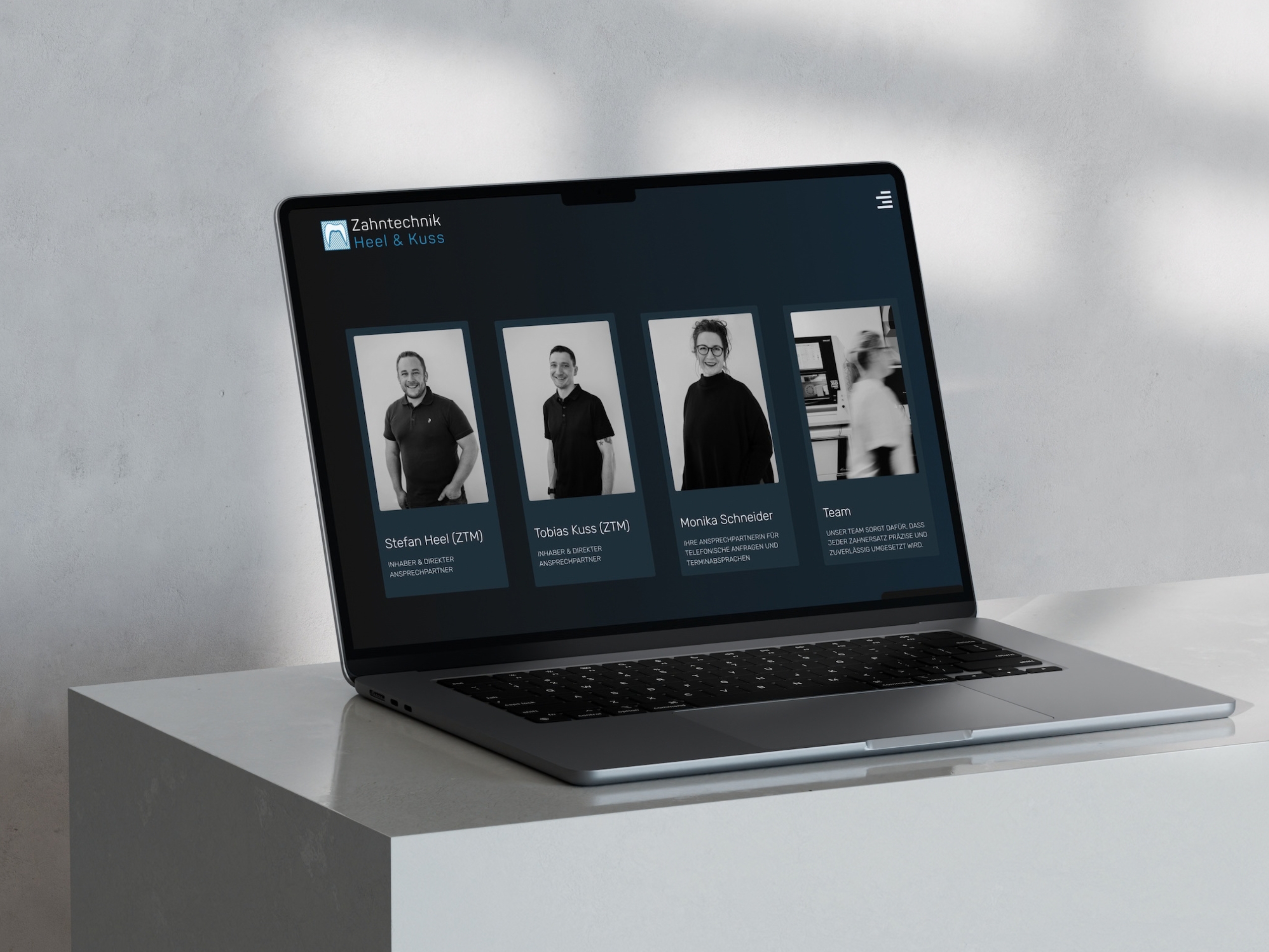 Website-Relaunch Zahntechnik Heel & Kuss Webdesign Schwinghammer 3