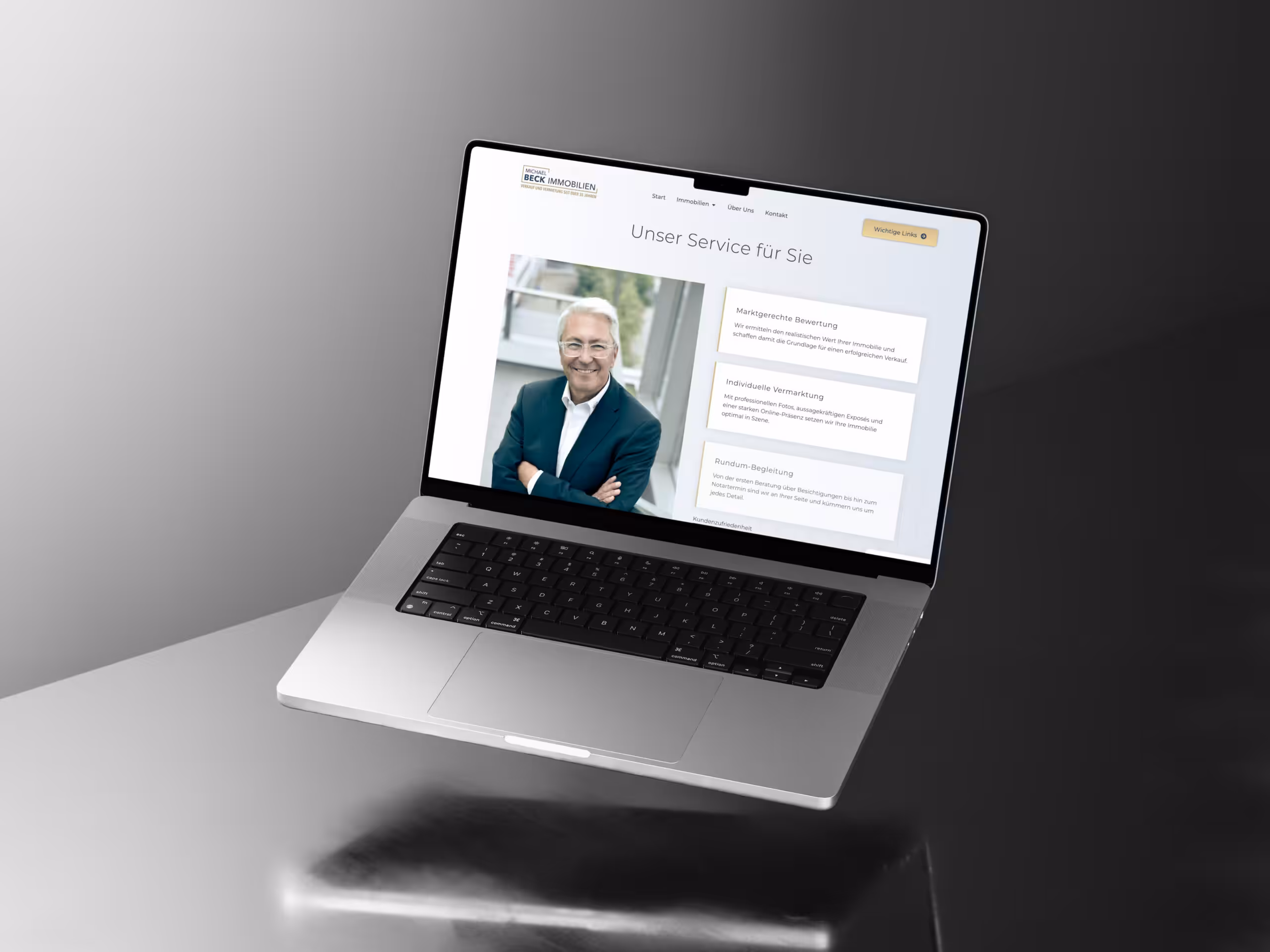 Michael Beck Immobilien Mockup -.Über Uns