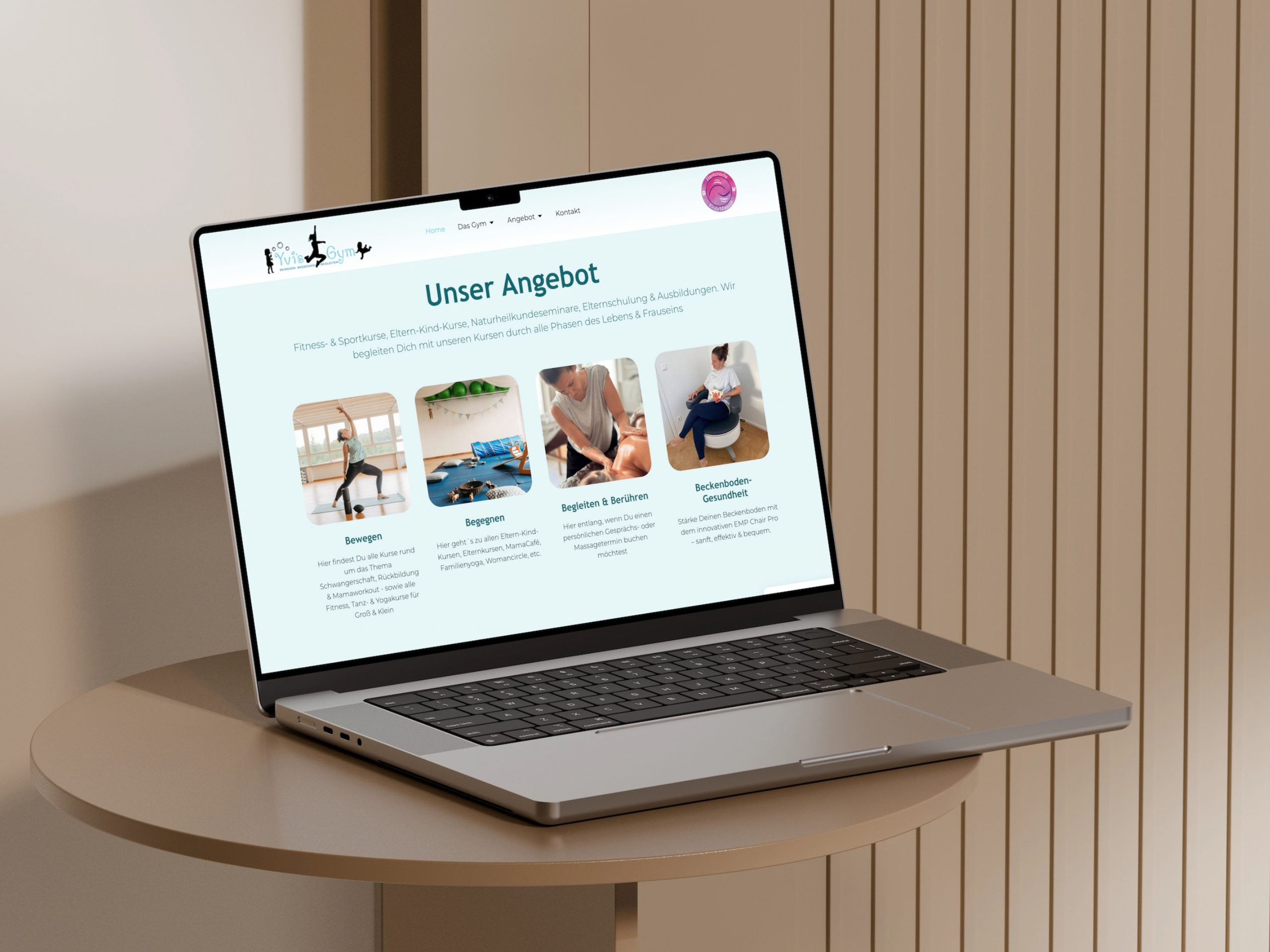 Website-Relaunch Fitnessstudio - Yvis Gym Angebot