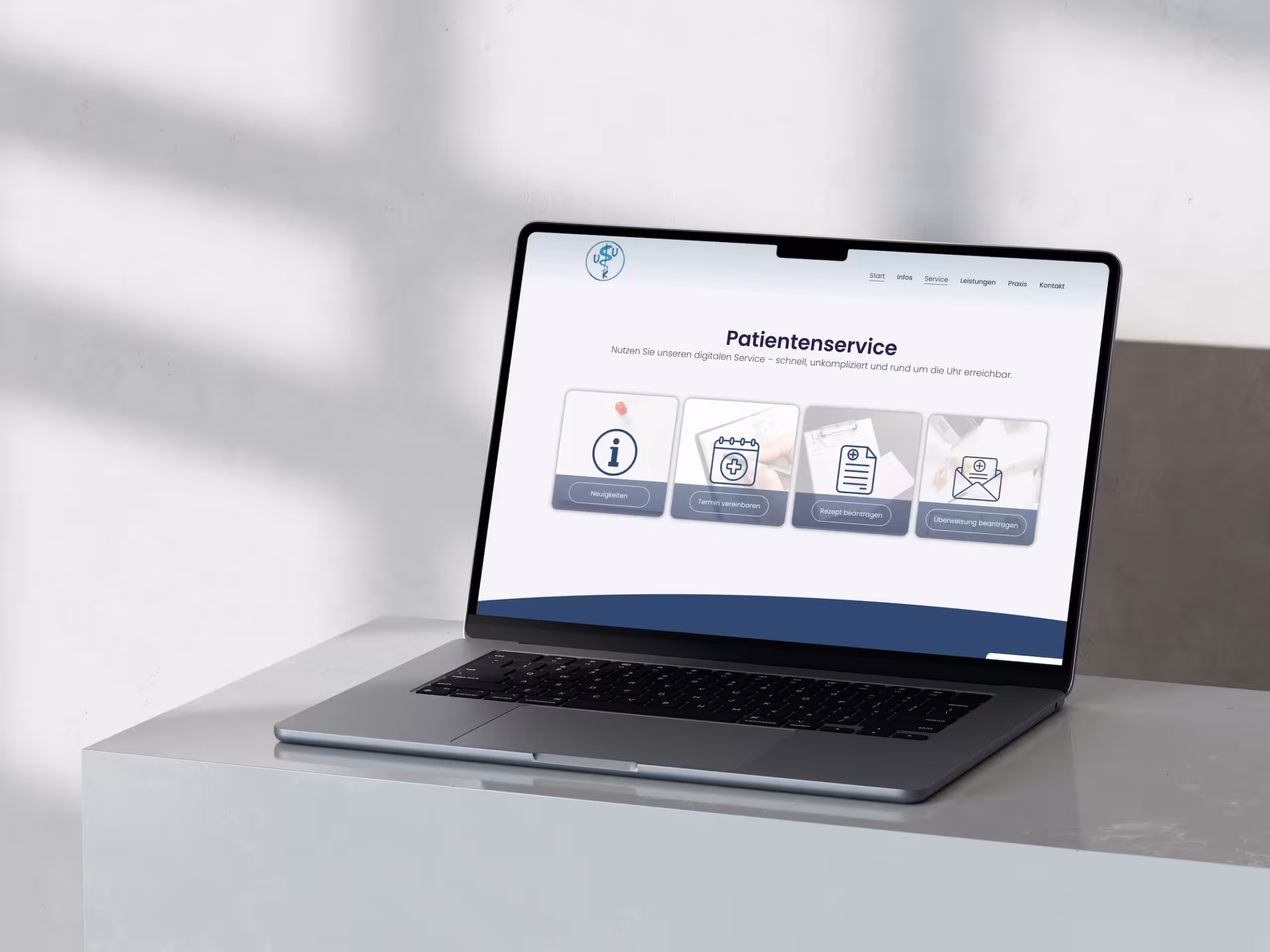 Website-Neuaufbau Praxis Dr. Kerner Webdesign Schwinghammer Website für Arztpraxis - Patientenservice
